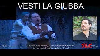 VESTI LA GIUBBA  Pagliacci  Ruggero Leoncavallo [upl. by Ardnasirhc]