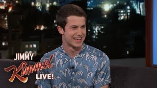 Dylan Minnette on 13 Reasons Why High School amp Looking Like Jimmy Kimmel [upl. by Attenreb327]