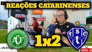 NARRAÃ‡Ã•ES E REAÃ‡Ã•ES DA CHAPECOENSEÂ  CHAPECOENSE 1X2 PAYSANDU  BRASILEIRÃƒO SÃ‰RIE B 2024 [upl. by Tarsuss]