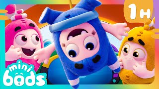 Painting Chaos  Minibods  Mini Oddbods  Baby Oddbods  Funny Cartoons For Kids [upl. by Nilatak]