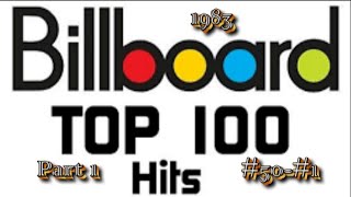 Billboards Top 100 Songs Of 1983 Part 1 50 1 [upl. by Idnod502]