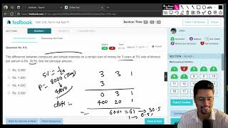 MathsReasoning 173180  Testbook Full Test 11 Live Solution sscvirus [upl. by Niamart]