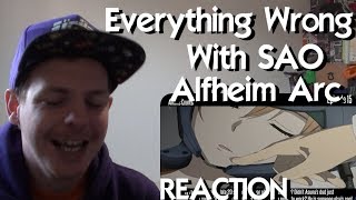 Everything Wrong With Sword Art Online Alfheim Arc REACTION [upl. by Gottwald924]