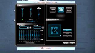 Corsair Vengeance 1500 headset software PCAXECOM [upl. by Willdon]