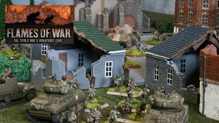 Flames of War Battle Report  Brigade Panthers vs US Late Shermans [upl. by Hoy216]