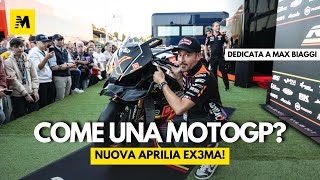 APRILIA EX3MA Max Biaggi gioiello da 80mila euro a tiratura limitatissima [upl. by Stern]