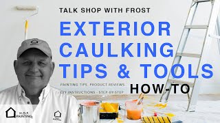 How to Caulk Outside of Your House  Caulking Tips [upl. by Hedi]