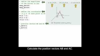 Using MATLAB to define coordinates find magnitudes and unit vectors [upl. by Alenoel]