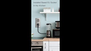 Eu socket in kitchen 🎥 I Installed Bseed EU Socket In My Kitchen 😎 Beautiful And Useful [upl. by Ayyn]