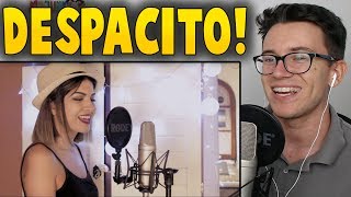 Despacito amp Shape of you  Yanina Chiesa MASHUP Reaction [upl. by Lamarre868]