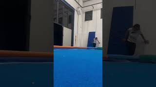 Adesso Emma è parte complementare del muro🤣🚀 gym acrobatics teamgymnast [upl. by Yenrab405]