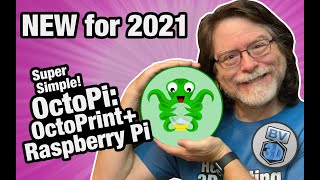 OctoPi 2021 OctoPrint  Raspberry Pi Super Simple Setup Mac amp Win [upl. by Rusell]