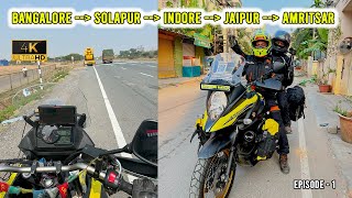 Bangalore to Amritsar and Himachal Ride  Road Trip  Road Conditions  Ep 1 [upl. by Attah]