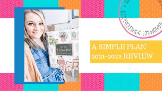 The BEST HOMESCHOOL PLANNER Youll Ever Buy  A Simple Plan 2021 Review  Homeschool Planner 2021 [upl. by Philippe]