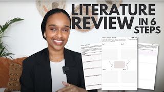 How to write a literature review FAST  EASY stepbystep guide [upl. by Ained]