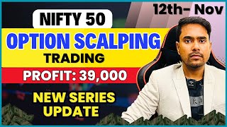 🔥 Live Trading Nifty50  Option Scalping Trading nifty50 intradaytrading [upl. by Aihsat]