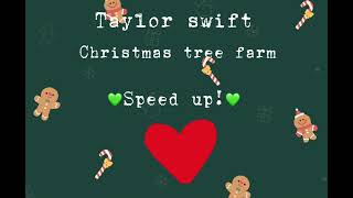 Christmas tree farm ￼ speed up TaylorSwift TaylorNation 💚💚enjoy [upl. by Wiener]