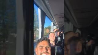 Latrell Mitchell stitches up Mick on the Souths bus 🎤😂🤣 [upl. by Marienthal]