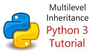 17 Python Programming  Multilevel Inheritance [upl. by Acceber]