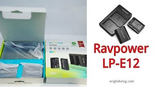 Review RavPower LP E12 for Canon Camera EOS M50 [upl. by Grosvenor]