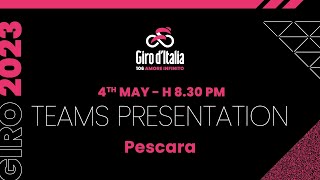 Giro d’Italia 2023 Opening Ceremony amp Teams Presentation [upl. by Yrakcaz]