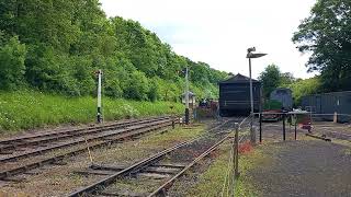 large praire arrives at Shackerstone station [upl. by Eilrebma]