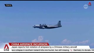 Japan scrambles jets after Chinese military plane breaches its airspace briefly [upl. by Eilram]