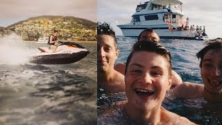 DER COOLSTE TAG YouTube Yacht Party  Jetski Action  Dner in Kalifornien 4 [upl. by Nisay]