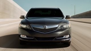 2014 Acura RLX 060 MPH Drive amp Review The return of AllWheelSteering [upl. by Kurzawa]