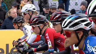 Cyclocross HeusdenZolder Women Elite 50fps 27 Dec 2023 [upl. by Nnyleak]