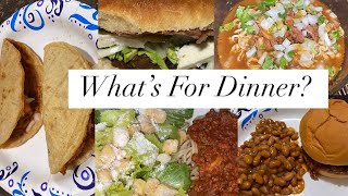 WHATS FOR DINNER  5 DINNER IDEAS  HOMEMADE DINNERS  Crystal Evans [upl. by Sadie]