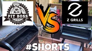 Pit Boss Pellet Grill VS Z Grills Pellet Grill  Comparison Video Shorts [upl. by Elberfeld]