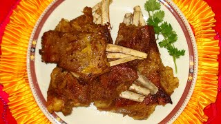 Mutton Tabak Maaz RecipeTabakkh MaazLamb Ribs RecipeFried Mutton RecipeKashmiri TabakmaazMutton [upl. by Gautea]