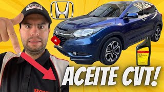 COMO CAMBIAR EL ACEITE DE UNA TRANSMISIÓN CVT EN UNA HONDA HRV 2016 [upl. by Dulla]