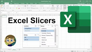 Using Excel Slicers to Filter Data [upl. by Laurentia106]