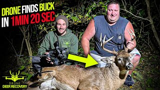 Drone Finds Buck CarcassRecord Time 1 Minute and 20 Seconds [upl. by Webber]