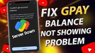 How To Fix Google Pay Couldnt Check Bank Balance Problem in Tamil [upl. by Steffen]