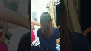 Coco keratin treatment 😍 hair hairstyle surabi [upl. by Aicarg487]