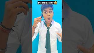 Happy childrens day ☺️ ❤️ comedy childrensday funny school comedy funny viral shorts [upl. by Zela]