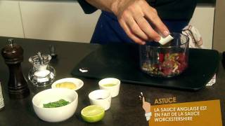 Recette de Tartare de Boeuf Minute [upl. by Urias]