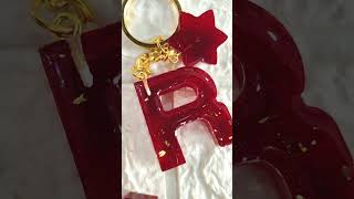 Resin alphabet keychain photogifts shorts resinkeychain [upl. by Darelle]