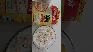 1 min mai Breakfast Banana hai to Kelloggs Corn Flakes tryit cornflakesrecipe kelloggs shorts [upl. by Ylluz]