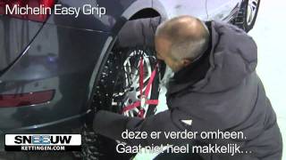 Michelin Easy Grip nieuwe generatie sneeuwkettingen van gevlochten kunststof [upl. by Adlin8]