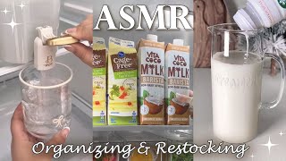 ✨Satisfying fridge organizing and restocking videos 🧊🍨 ASMR satisfying 🎙️ tiktok compilations Pt5 [upl. by Ardnovahs]