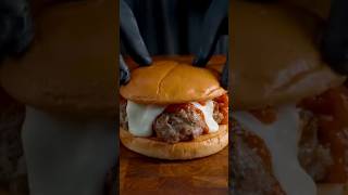 Better Then Subway Meatball Marinara Sub Sandwich W Creamy Parmesan Sauce shorts shortvideo [upl. by Stutman]