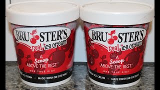 Bruster’s Ice Cream Cherry Vanilla amp Key Lime Review [upl. by Irtimd]