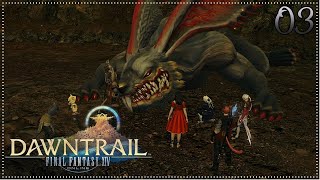 Final Fantasy XIV  Dawntrail   03  La quête de Gulool Ja [upl. by Ahsiekit553]