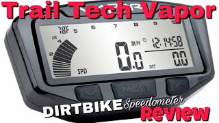 Trail tech vapor REVIEW DEMO on my street legal Yamaha TTR225 [upl. by Ahseele578]