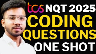 TCS NQT Coding Questions and Answers ONE SHOT🔥 JAVA  C  PYTHON [upl. by Toddy]