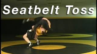 Single Leg Seatbelt Toss Cary Kolat Wrestling Moves [upl. by Cirek]